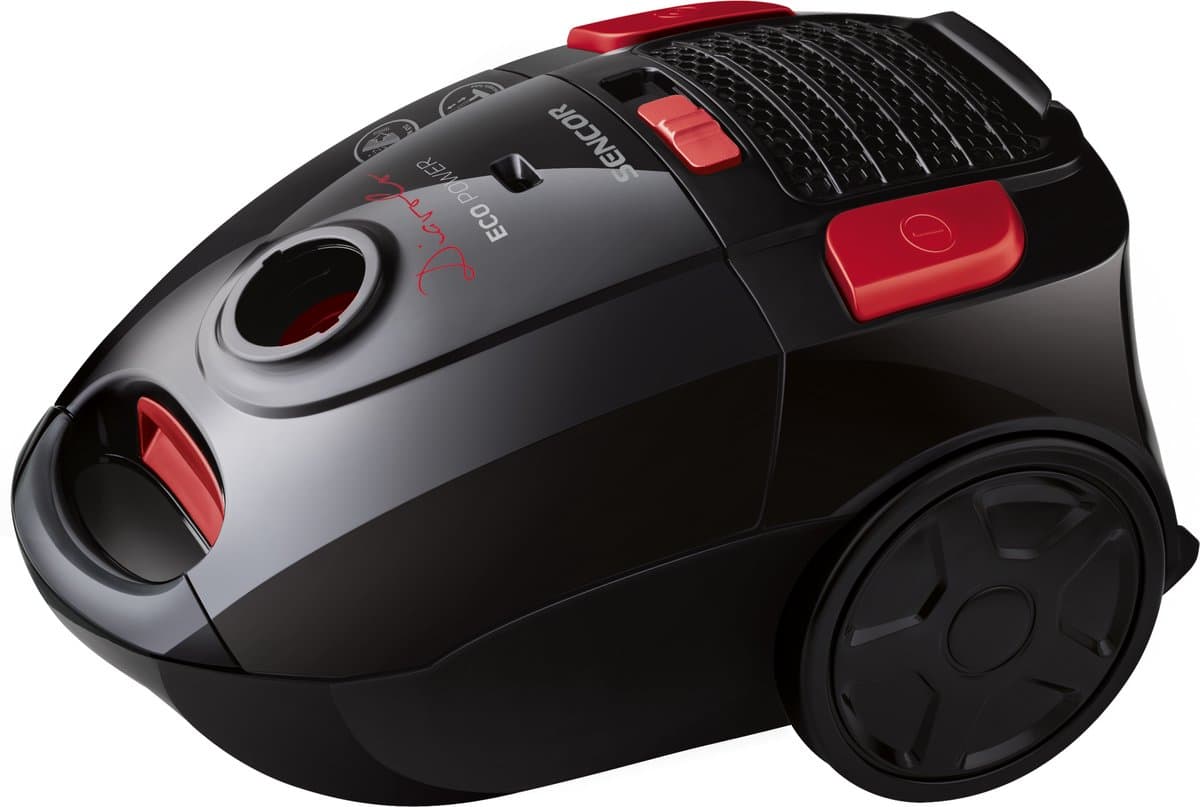 Sencor SVC 6001BK - Stofzuiger - 700W - HEPA-filter - XXL telescopische buis - Zwart/rood — afbeelding 1