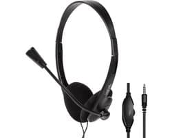 LogiLink HS0055 - Stereo Headset, 1x 3,5 mm stereo stekker, microfoon