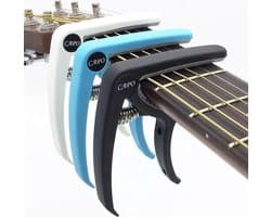Knaak Gitaar Capo - Deluxe Capo - Zwart - Voor Akoestische, Elektrische en Klassieke Gitaar