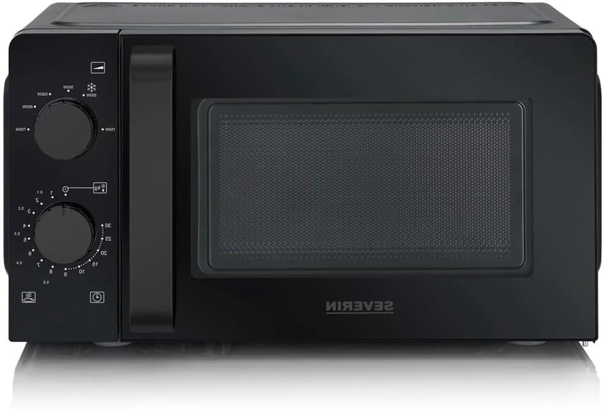 Magnetron - Aanrecht oven - Snel opwarmen - Vlakke glazen bodem - 20 Liter - Zwart — afbeelding 1