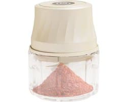 Mini Keukenmachine - Elektrische Hakker - Snel Ingrediënten Snijden - Eenknopsbediening - 350ml - Crèmekleurig