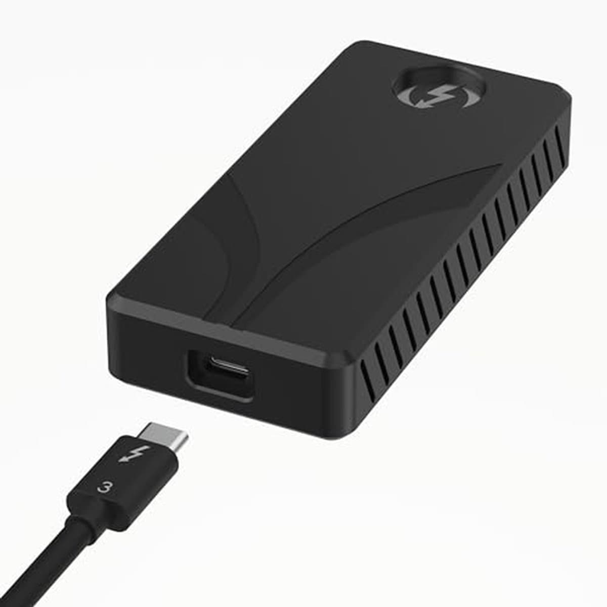 Externe SSD - Draagbare Opslag - Snelle Data Transfer - Thunderbolt 3 Snelheid - 2TB - Zwart — afbeelding 1