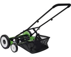 Hand grasmaaier - Cilindermaaier - Gazon Onderhoud - Milieuvriendelijk Werken - 40 cm Snijdbreedte - Groen
