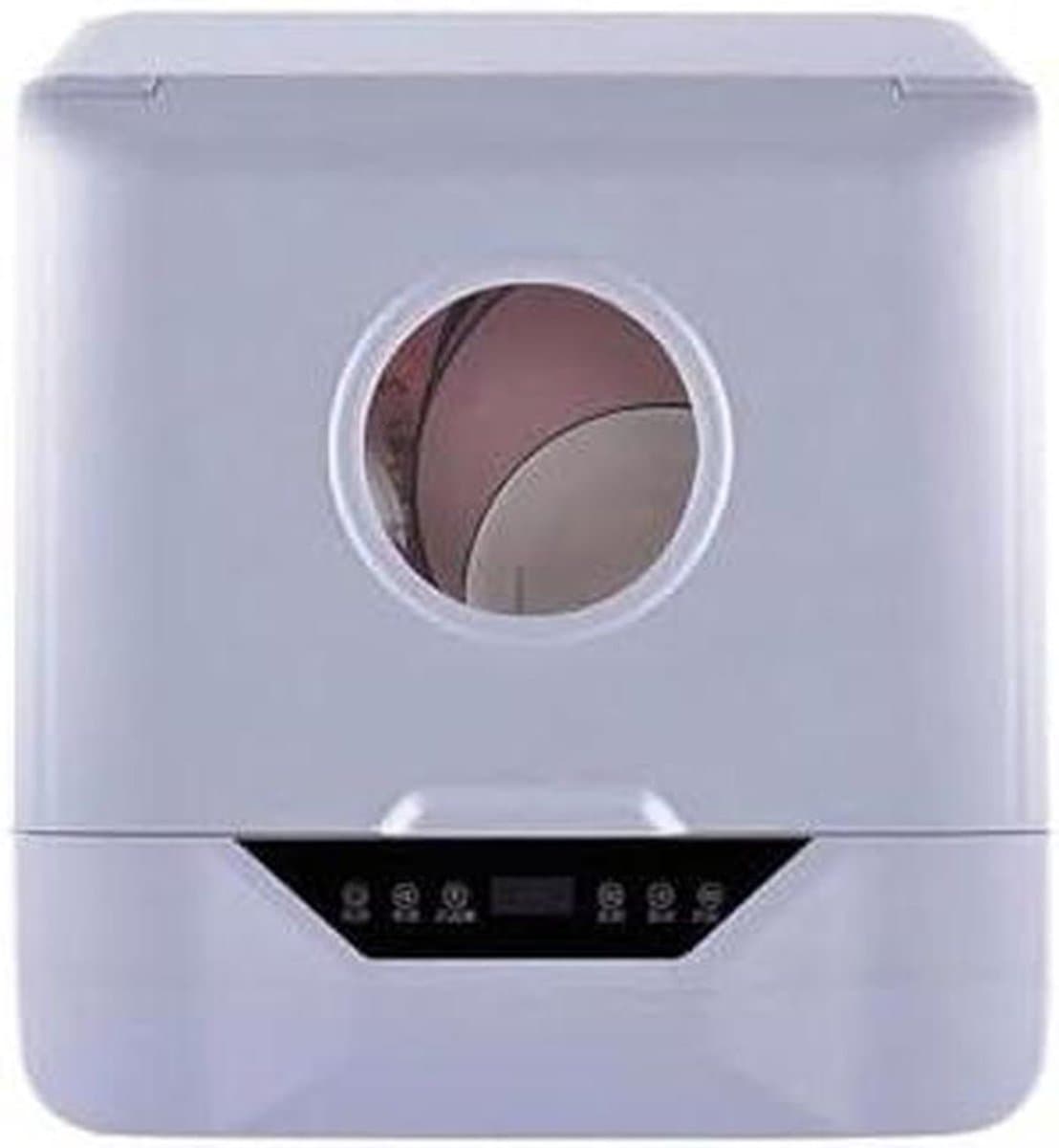 Compacte Vaatwasser - Aanrecht Vaatwasser - Snel Afwassen - 4 Wasprogramma's - 6 Liter - Wit — afbeelding 1