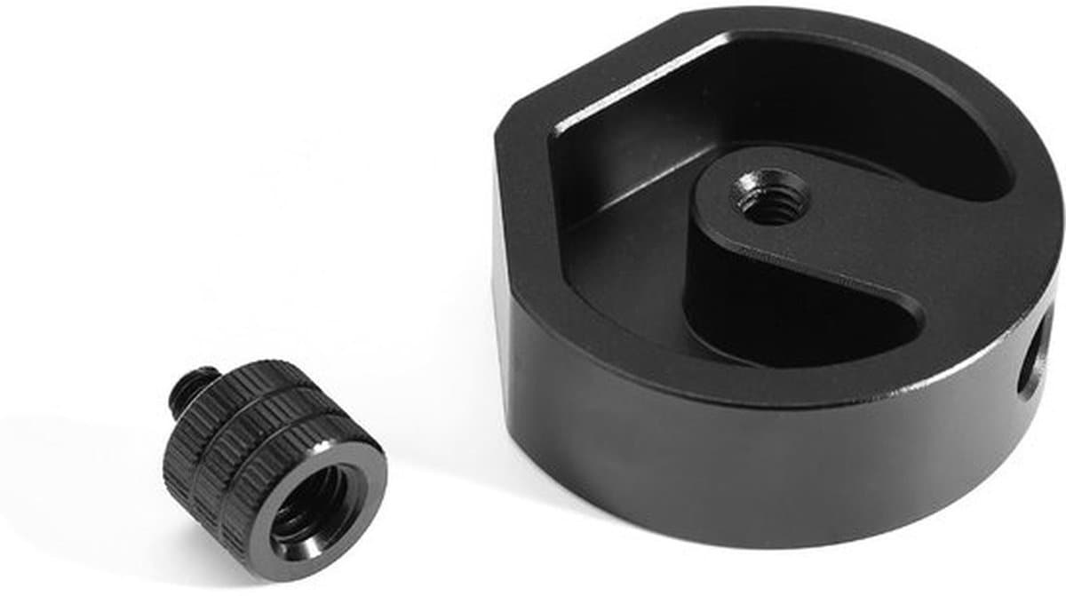 Statiefadapter voor Starlink Mini, statiefadapter van aluminiumlegering met conversieschroef Statiefaccessoires voor Starlink Mini (zwart) — afbeelding 1