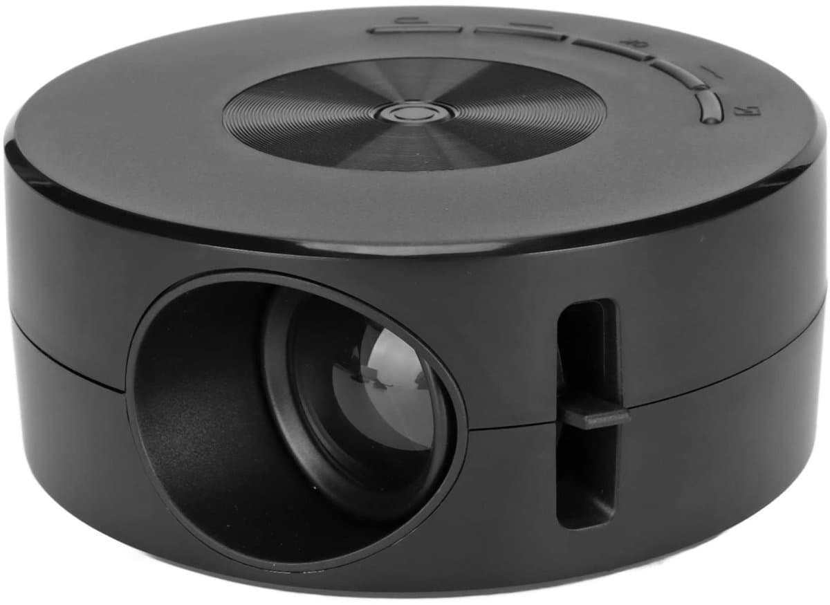 Golden crown - Draagbare Mini-LED-projector - Kleine LED-videoprojector - Full HD - Compact formaat - Geschikt voor thuisbioscoop en kantoor - Ideaal vo... — afbeelding 1