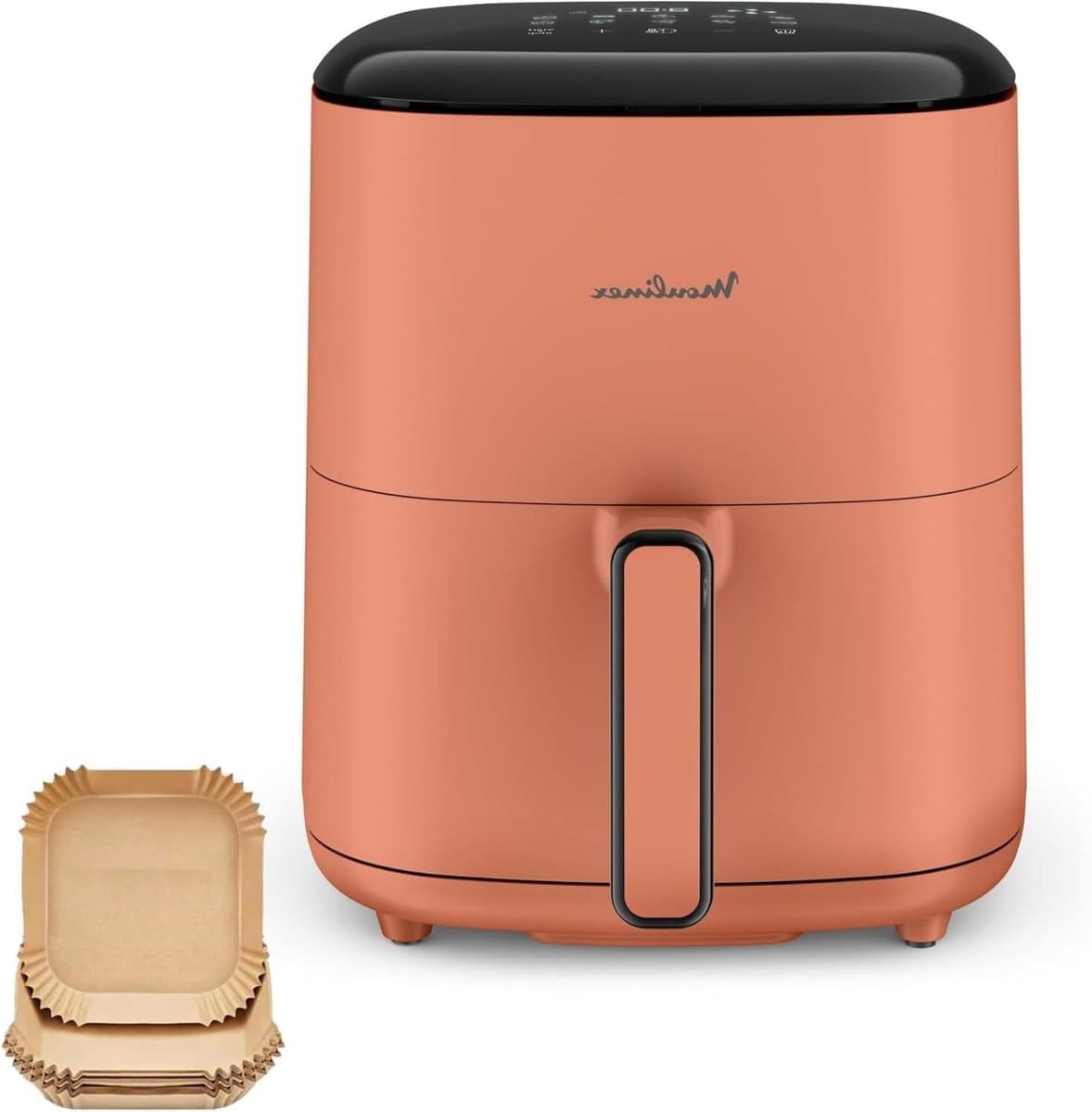 Airfryer - Heteluchtfriteuse - Gezond Koken - 10 Programma's - 5 Liter - Terracotta — afbeelding 1