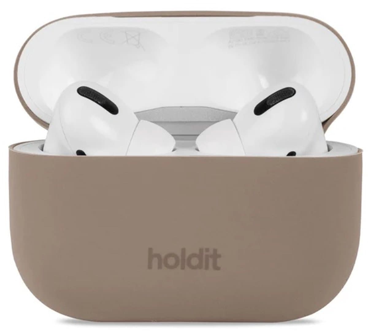 Holdit Silicone Case voor de Apple AirPods Pro / Pro 2 - Mocha Brown — afbeelding 1