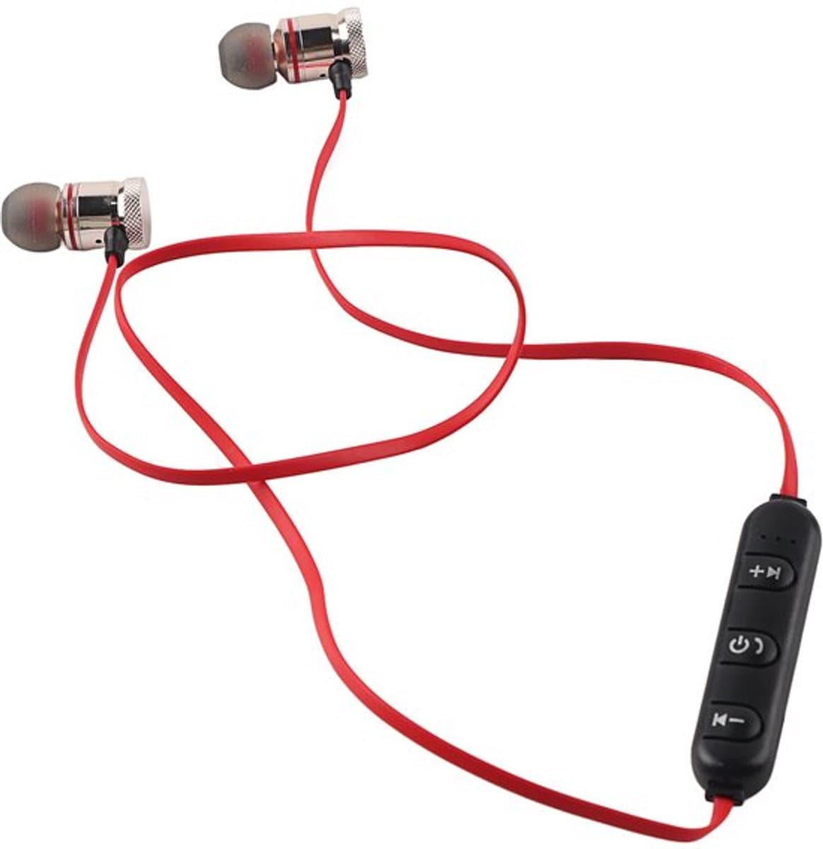 Draadloze Bluetooth sportkoptelefoon met geïntegreerde magneten en multi-pairing V4.1 technologie voor lange standby- en spreektijden met één volle lading (2 kleuren optioneel) (goud) — afbeelding 1