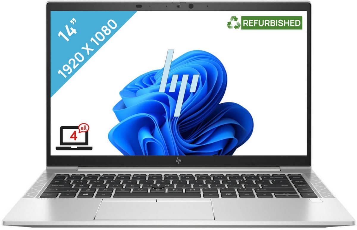 HP EliteBook 840 G8 Notebook | Intel® Core™ i7-1185G7 | 16GB | 256GB NVMe |14 inch FHD Touchscreen | Windows 11 Pro — afbeelding 1