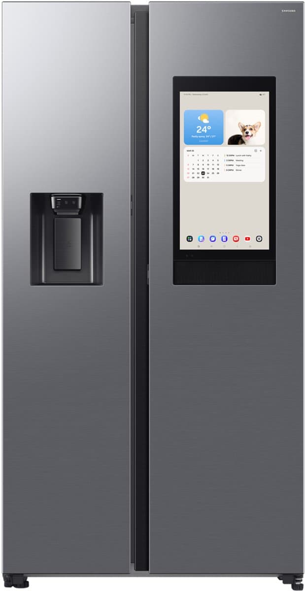 Samsung Series 9 RS90F67BET, Vrijstaand, Amerikaanse deur, RVS , 2 deur(en), Premium Steel, 36/64 — afbeelding 1