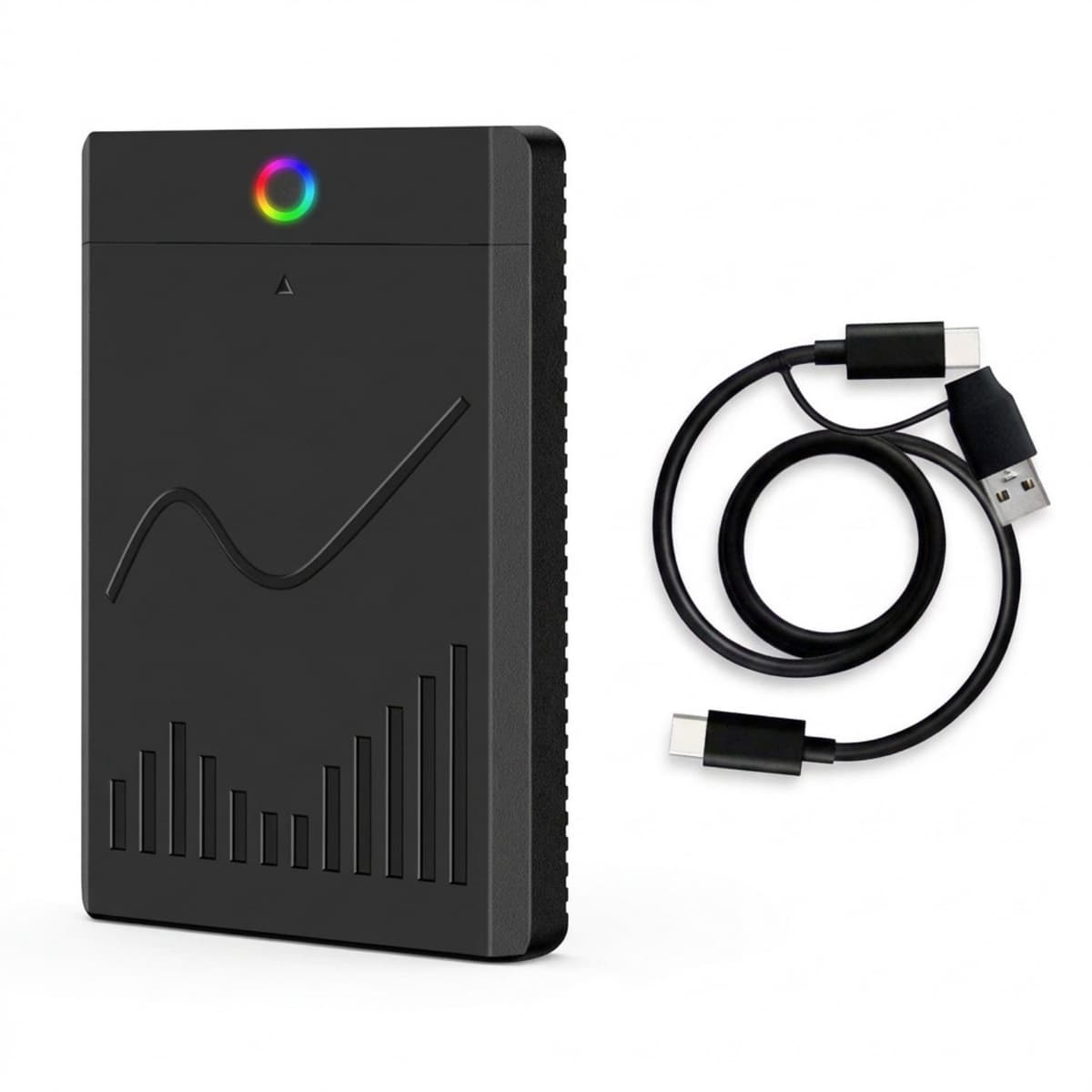 Harde Schijf Extern - Draagbare - 1TB Opslag - Zwart — afbeelding 1
