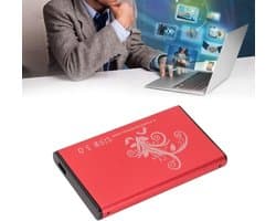 Externe Harde Schijfbehuizing met USB 3.0-interface, Toolontwerp, Capaciteit van 4 TB, Snelle Gegevensoverdracht van 5 Gbps en Afspelen Compatibel met en Desktop Geen harde schijf