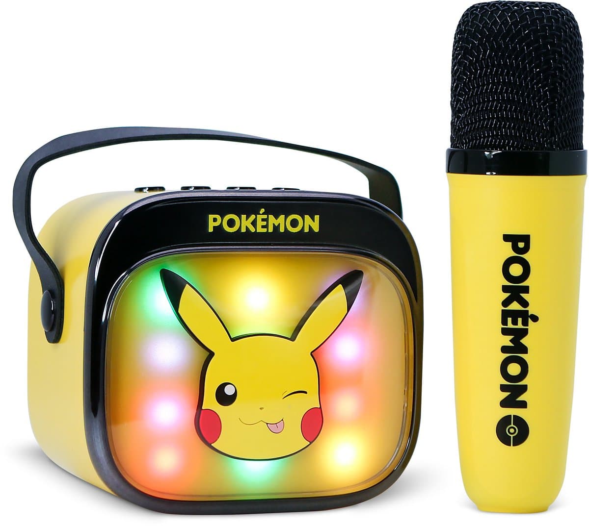Pokémon - karaoke set voor kinderen - draadloze microfoon en speaker - met lichteffecten - stemvervorming — afbeelding 1