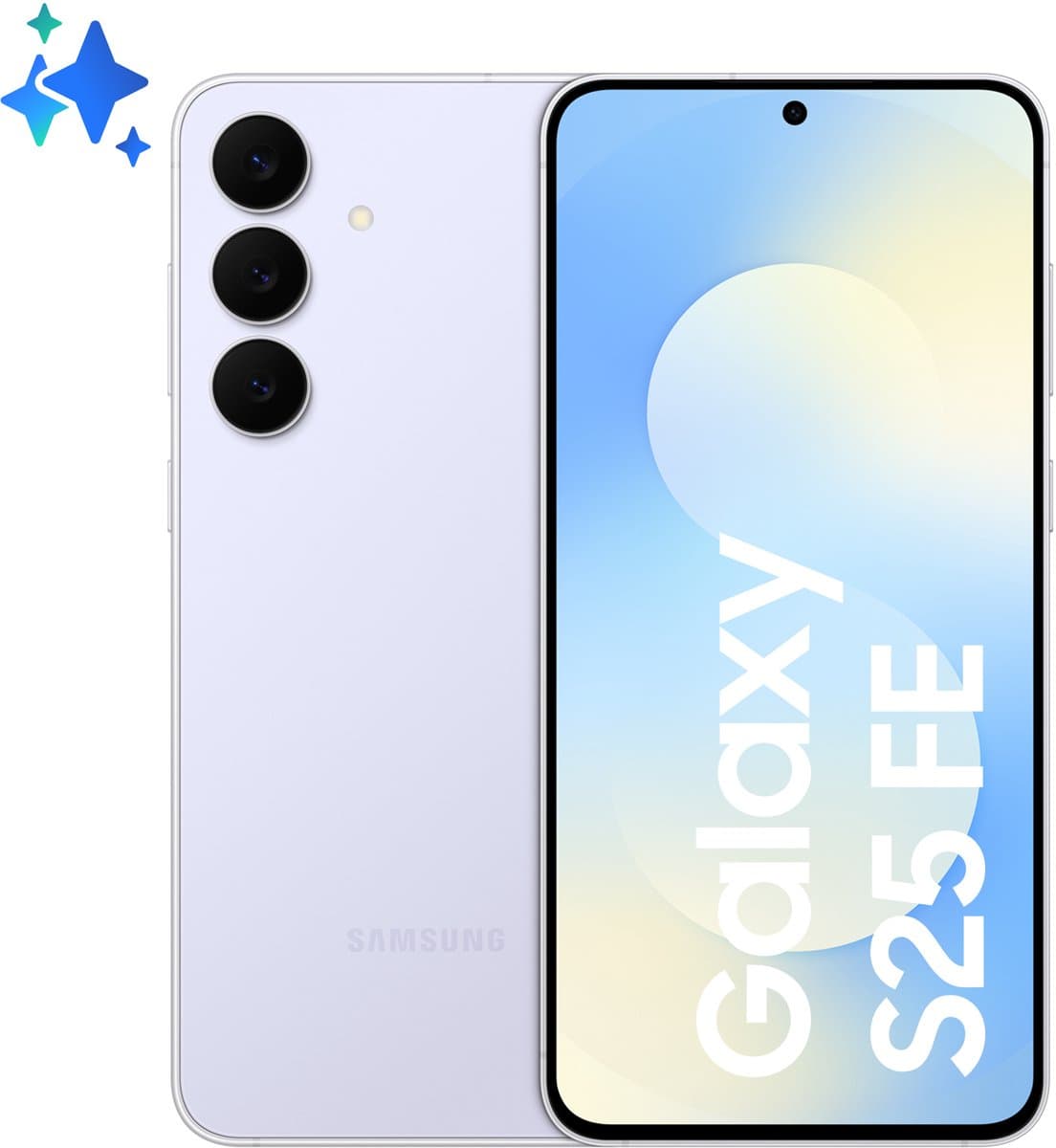 Samsung Galaxy S25 FE 5G - 128GB - Icy Blue — afbeelding 1