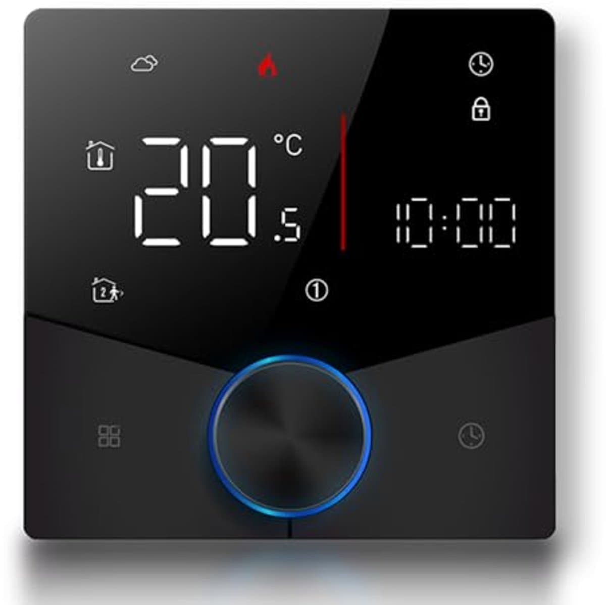 Wi-Fi Thermostaat met Touchscreen - Programmeerbare Draadloze Thermostaat voor Verwarming — afbeelding 1
