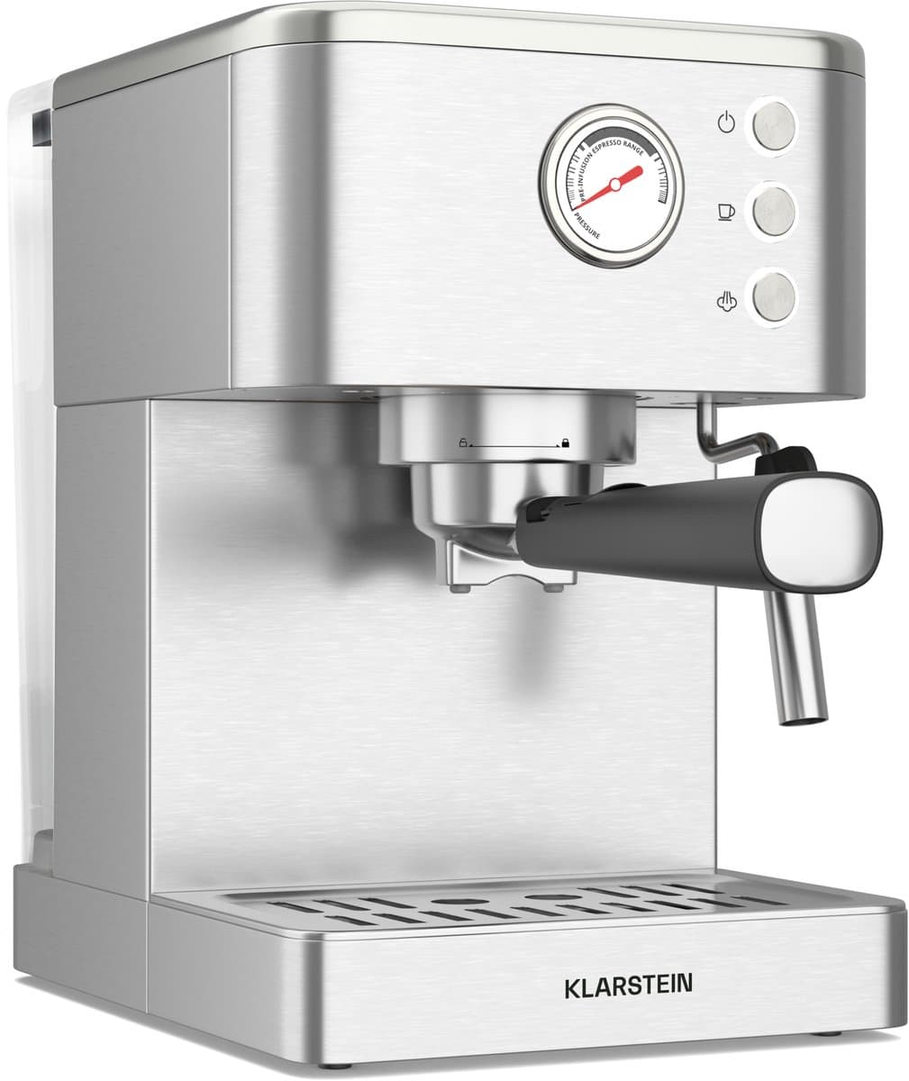 SteelPresso portafiltermachine | compact | 20 bar | steamer | warmhoudplaatje — afbeelding 1