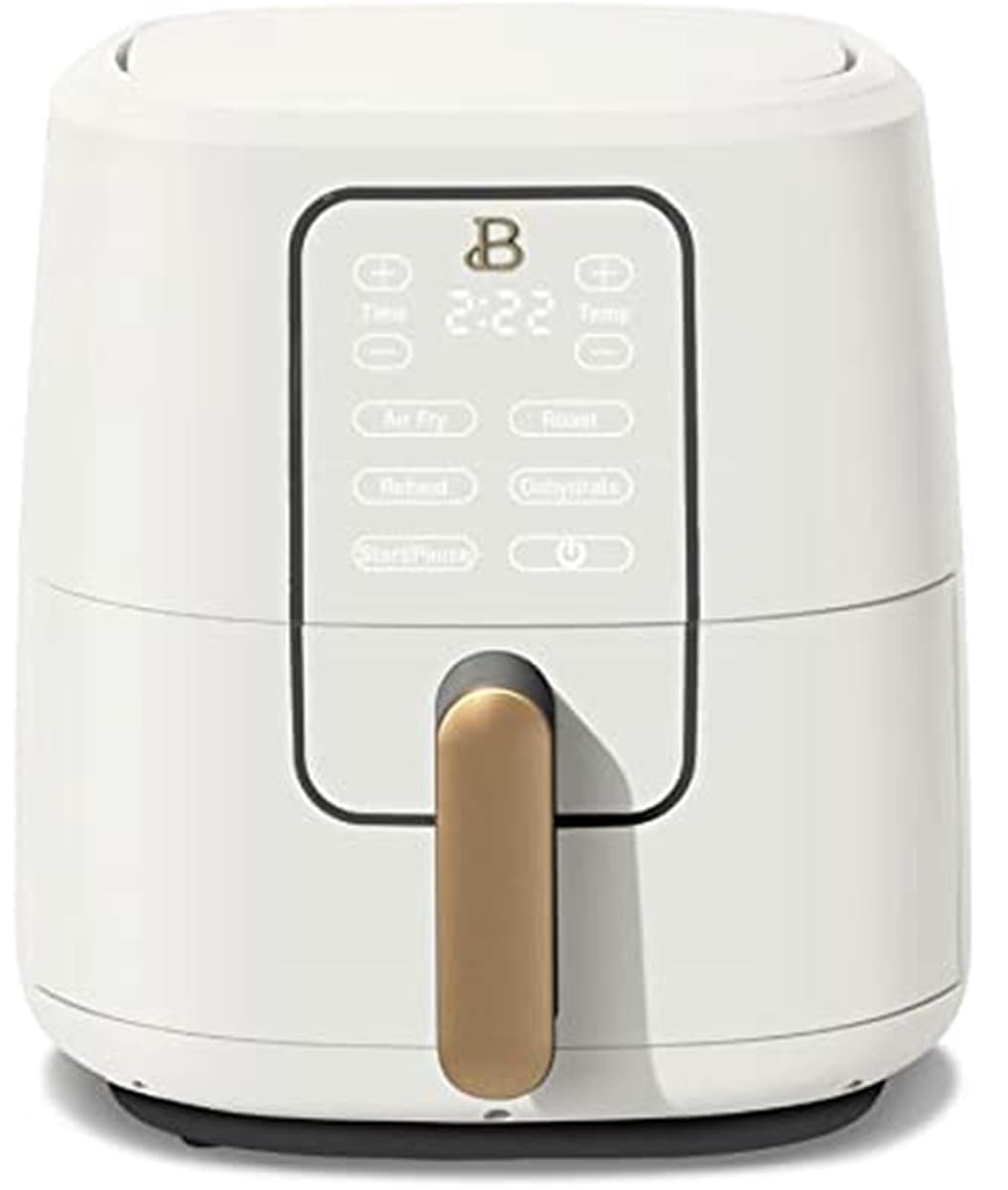 Airfryer met Touchscreen - Heteluchtfriteuse - Snelle Maaltijden Bereiden - Krachtig 1700 Watt Systeem - 227 Kwarts - Wit — afbeelding 1