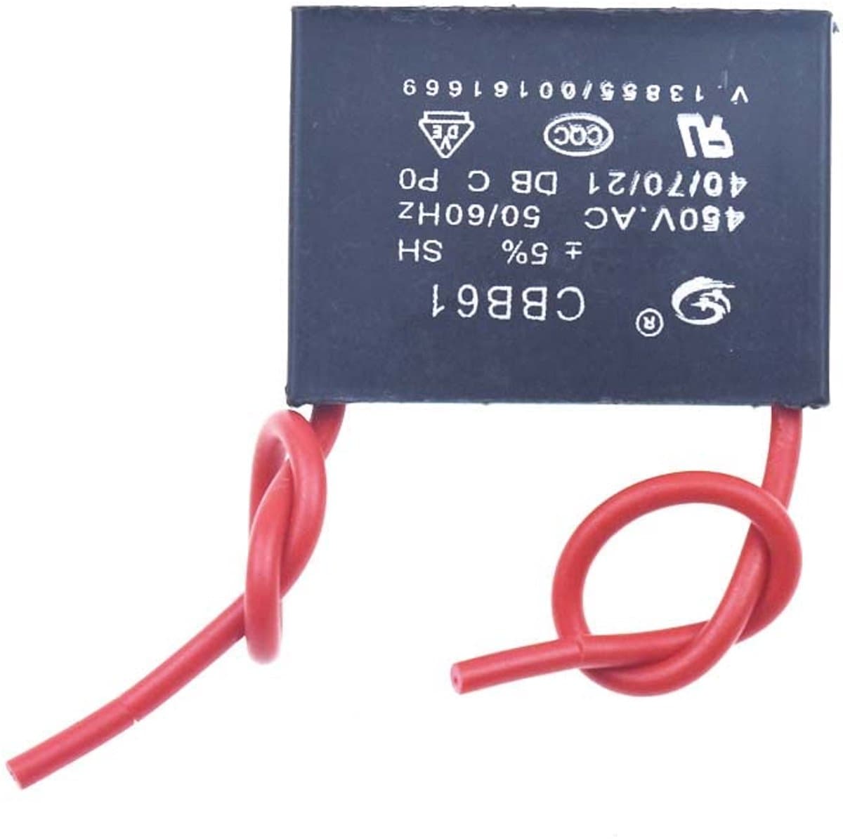 Start Condensator - Motor Condensator - Ventilator Reparatie - Breed Capaciteitsbereik - 15UF - Zwart — afbeelding 1