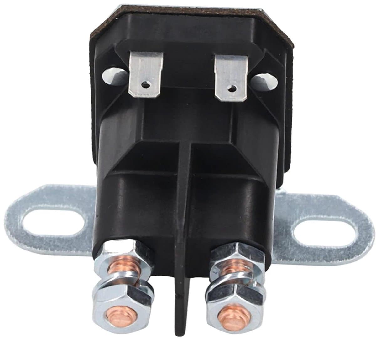 Starter Solenoid - Startrelais Grasmaaier - Tuingereedschap Onderhoud - Stof- en waterbestendig - DC 12V - Zilverkleurig — afbeelding 1