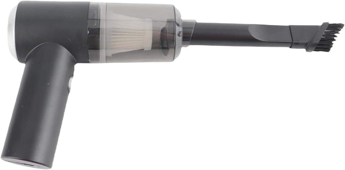 Draagbare Stofzuiger - Handstofzuiger Mini - Bureau Reinigen - Met LED-licht - 0.1L Capaciteit - Wit — afbeelding 1