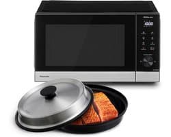 Magnetron Grill - Combi Oven - Snel Koken - Met Stoomfunctie - 29 Liter - Zwart RVS