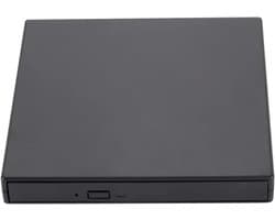 Externe DVD Brander - CD Schrijver - Bestanden Archiveren - Brede Compatibiliteit - USB 2.0 - Zwart
