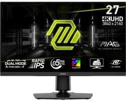 MSI MAG 272URDF E16 - UHD Gaming Monitor - Rapid IPS - Dual Mode - 160Hz - 27 Inch