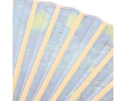 Opvouwbare Handventilator Set met Bloemenprint voor Dansen en Decoratie