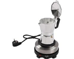 Elektrisch Espressomachine 500W voor Thuis en Kantoor - Rvs