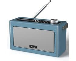 DAB+ en FM radio, draagbare Bluetooth speaker met oplaadbare accu
