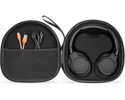 Hoofdtelefoon Hoes - Draagbare Opbergtas - Veilige Transport - Waterdicht Materiaal - 24 x 23 x 7 cm - Zwart