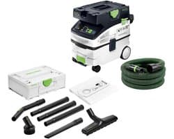 Festool CTL MIDI I CLEANTEC mobiele stofafzuiger 1200 watt 15 l stofklasse L ( 578309 ) + 7-delige standaard reinigingsset ( 577257 )
