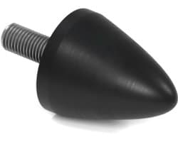 Rubbermagazijn - Parabool demper Type KP/D 30x36mm - M8 - Set 10 stuks