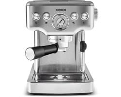 Karaca Coffee Art 1353 Espressomachine – 20 Bar – 1350W – 1,8L Watertank – Melkopschuimer – Manometer – Zwart