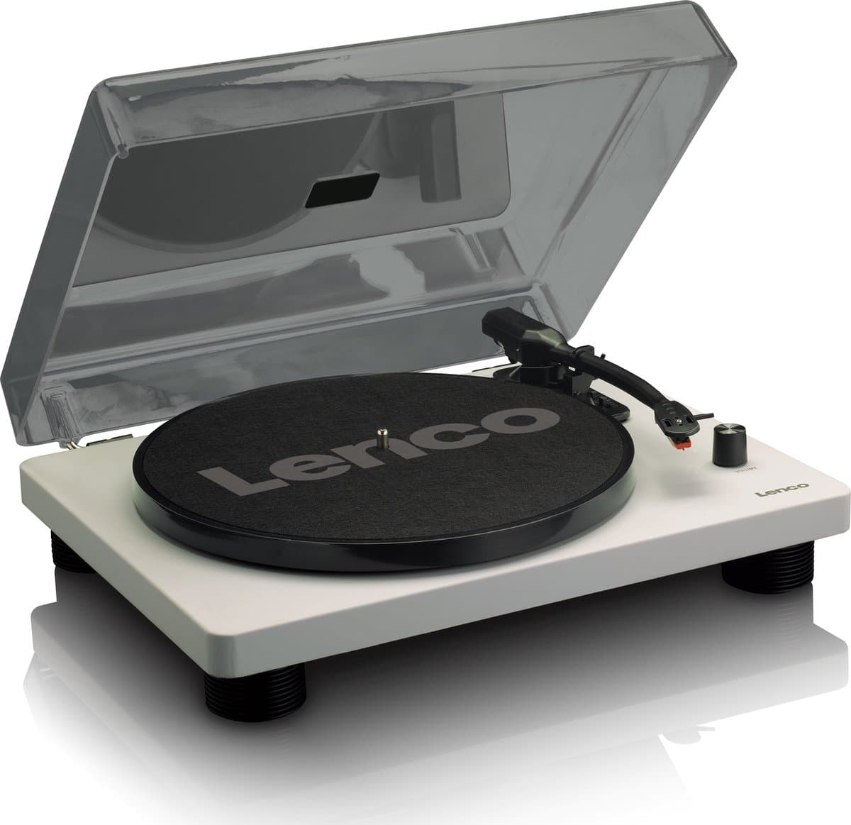 Lenco Platenspeler - Ingebouwde Speakers - Auto-stop - USB encoding - LS-50GY - Grijs — afbeelding 1