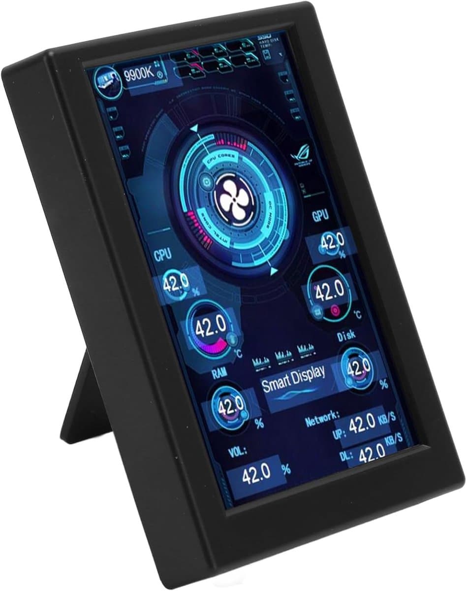 Computer Temperatuurmonitor 3.5" - Mini Secundaire Scherm - IPS Type C - Voor PC Gegevensmonitor - ShopVlot — afbeelding 1