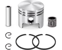 SnelShoppen - Brush Cutter Set 44mm Piston Set voor Grasmaaier en Bosmaaier - 49cc Piston Set met Ringen voor Motoren - Ideaal voor Tuinonderhoud