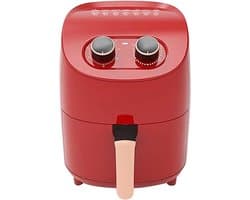 Airfryer - Heteluchtfriteuse - Gezond Koken - Snelle Hete Luchtcirculatie - 3.5 Liter - Rood