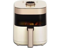 Multifunctionele Airfryer - Hete Lucht Frituurpan - Gezond Koken - Veelzijdige Keukenmachine - 5 Liter Capaciteit - Wit