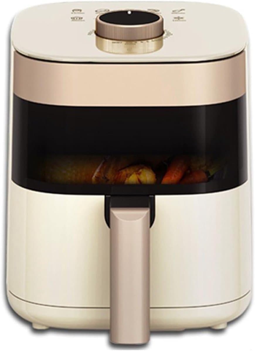 Multifunctionele Airfryer - Hete Lucht Frituurpan - Gezond Koken - Veelzijdige Keukenmachine - 5 Liter Capaciteit - Wit — afbeelding 1
