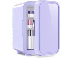 Lìon® Mini Koelkast - 6L Capaciteit - Skincare Koelkast - Minibar - Paars - 26cm x 19cm x 32cm