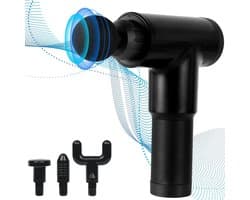 Massage Gun - Spierherstel Apparaat - Spierontspanning Na Sport - Borstelloze Motor - 17 x 6.9 x 22 cm - Zwart