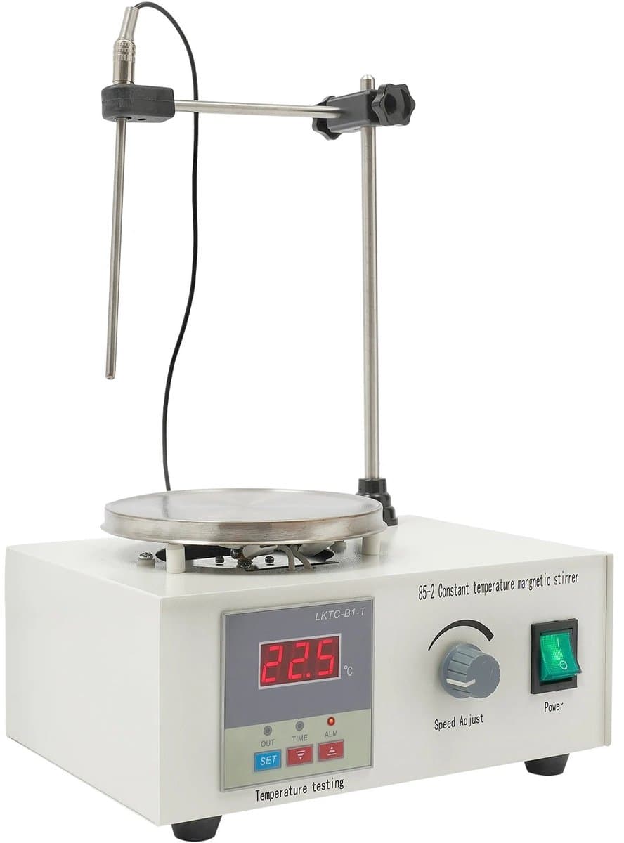 Velori Magneetroerder met Verwarming - Laboratorium Magneetroerder - Digitale Temperatuurregeling - 250W - 2000 RPM - 2 Liter — afbeelding 1