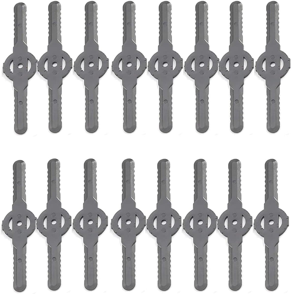 Plastic Grasmaaier Mesjes - Trimmer Bladen - Gazon Onderhoud - Zelfnivellerend Ontwerp - 16 stuks - Zwart — afbeelding 1