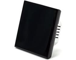 Slimme Thermostaatregeaar - Temperatuurregelaar - Comfortabele Verwarming - App Afstandsbediening - 240 Volt - Zwart