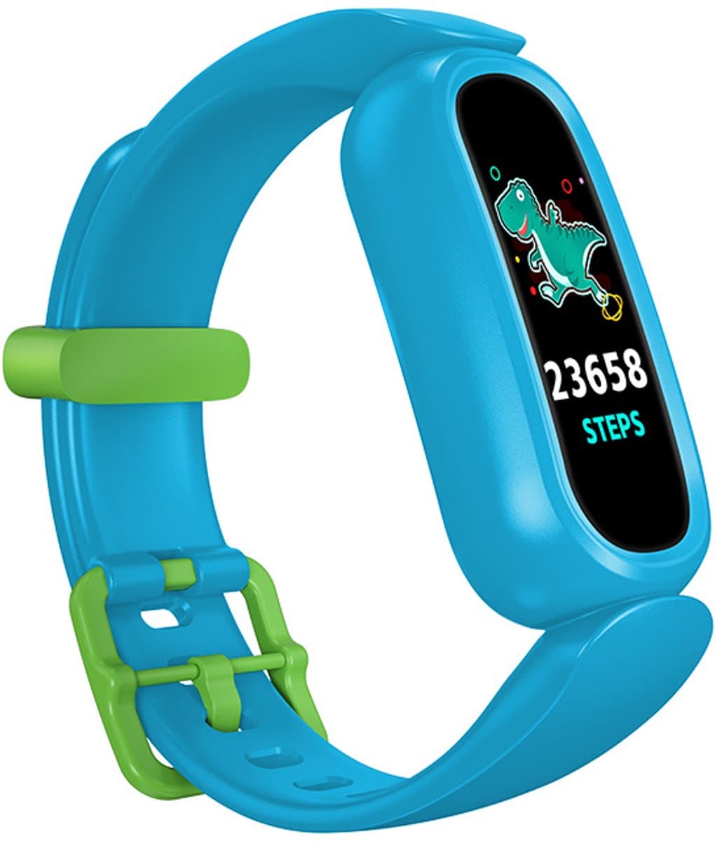 DrPhone KidsTime X13 – Smartwatch Voor Kinderen – IP68 Waterdichte Smartwatch – Hartslagmonitor – Slaapmonitoring – Mobiele App (Alleen voor Android Systeem) - 0.96 Inch TFT Kleurenscherm – Stappenteller – Calorie teller - Blauw — afbeelding 1