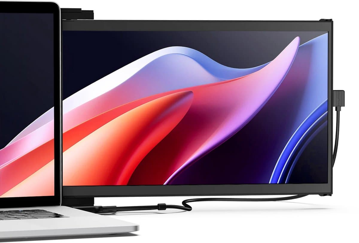 Mobile Pixels Duex Max DS - Portable Monitor - 14.1 inch Monitor - FHD - 60hz - Draagbaar Beeldscherm - Draagbare Monitor - Extra Laptopscherm — afbeelding 1