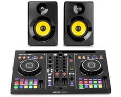 Vonyx Loop300 DJ controller set - Met actieve speakers - Virtual DJ LE software - Beginner DJ set