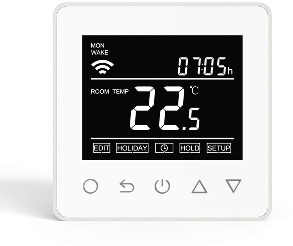ET61W Draadloze thermostaat, 16 A, digitale kamerthermostaat programmeerbaar met interne temperatuursensor en vloersensor, verwarmingsregeling voor vloerverwarming — afbeelding 1